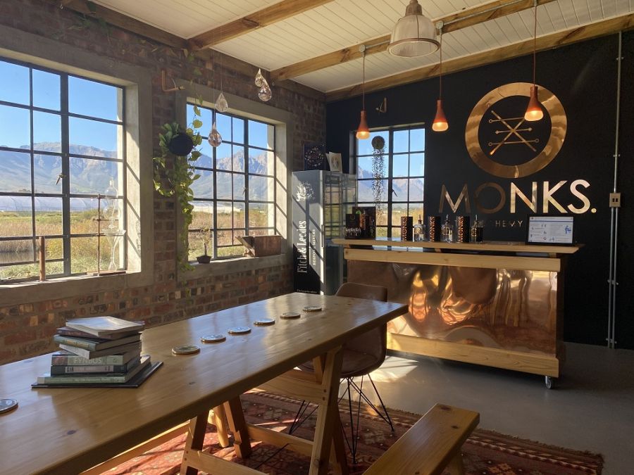 Monks Gin Distillery in Worcester Western Cape