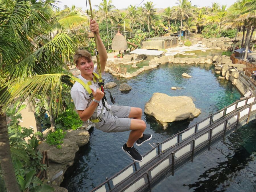 Chimp and Zee Ushaka Rope Adventures Activities in the Ushaka Marine ...